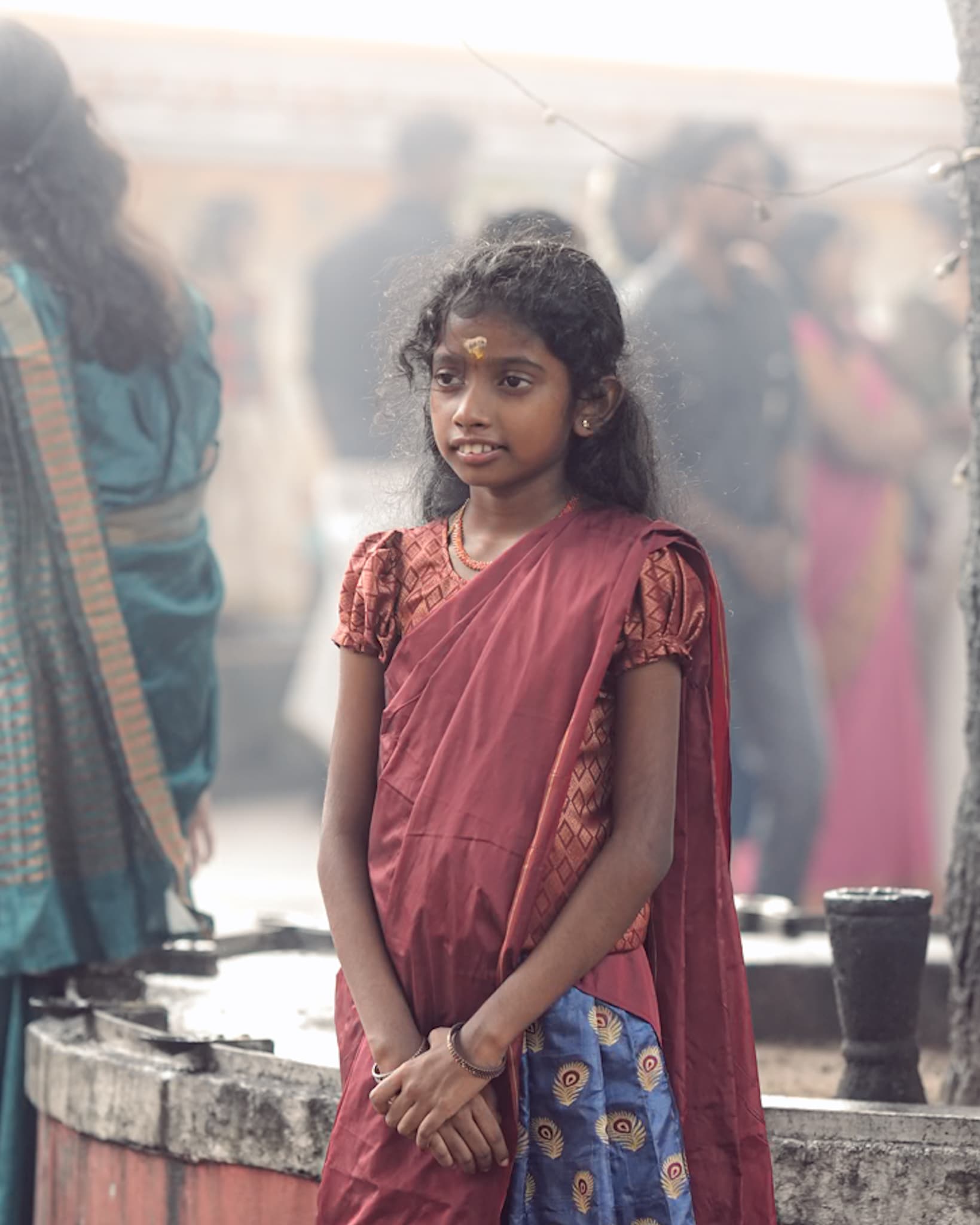 A beautiful village girl